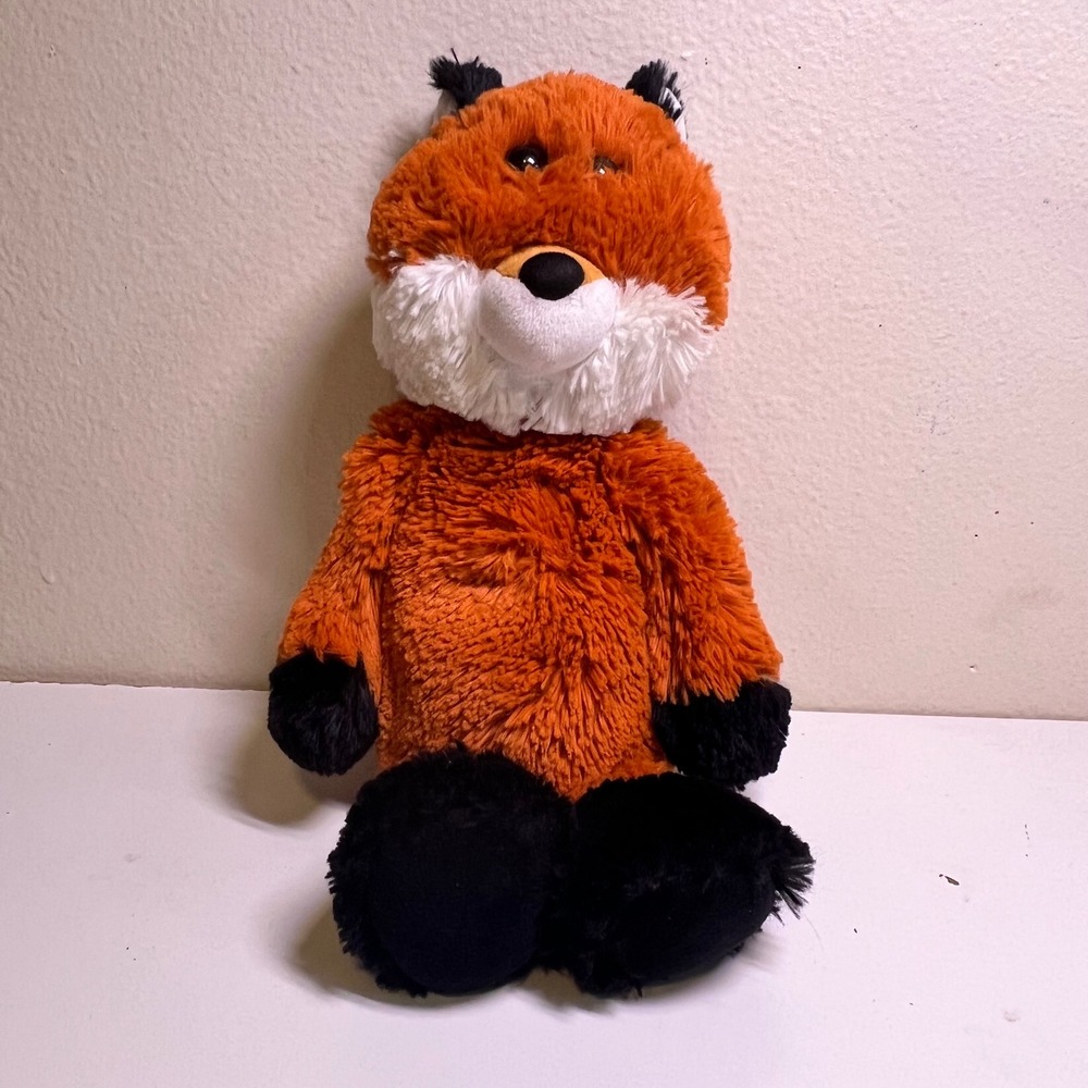 Ty Medium Fred the Fox Plush Orange White Black Beanie Boos Stuffed Animal